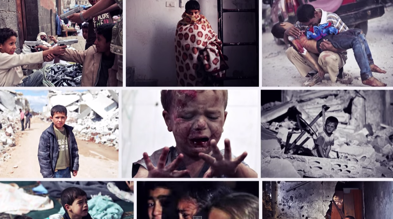 Den gripande videon visar skillnaden mellan att vara barn i Sverige och i Syrien
